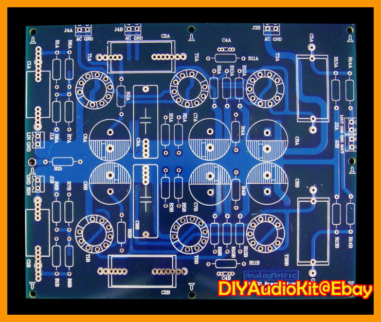 JP200 JP200 Valve Tube Preamplifier Amplifier Bare PCB (Stereo), based