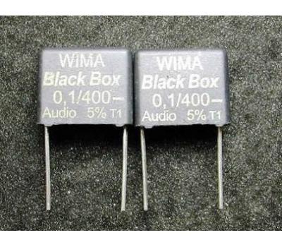 WIMA Black Box 0.1uF 400V Polypropylene Film Metallized Electrodes Capacitor (1PC)