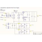 PS200 Tube Variable Voltage Regulator 190V-450V(100mA) 0-30V(1.5A)x2 Kit, Mod Based on JP200