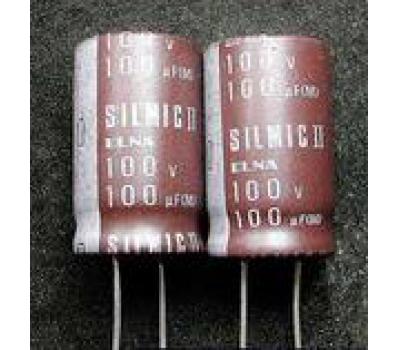 ELNA SILMIC II 100uf 100v Electrolytic Capacitor