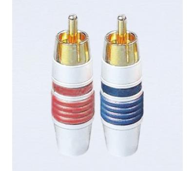Choseal Q-910 24K Gold Plated RCA Male Plug (2 PCS)