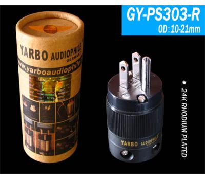 Yarbo 24K Rhodium Plated GY-PS303-R US Power Plug