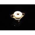 Ceramic Miniature 7-Pin Gold Plated Tube Socket with Ring