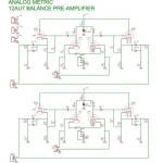 12AU7 Balance Preamplifier PCB, Mod Based on AR