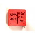 WIMA MKP10 6.8uF 250V Polyproplyene Meta...