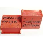 WIMA MKP4 4.7uF 630V Polypropylene Film Metallized Electrodes Capacitor